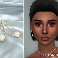 Pinnacle Sims 4 Earrings