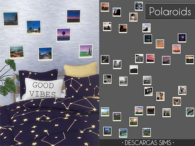 Polaroids Sims 4