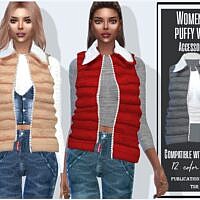 Puffy Sims 4 Vest