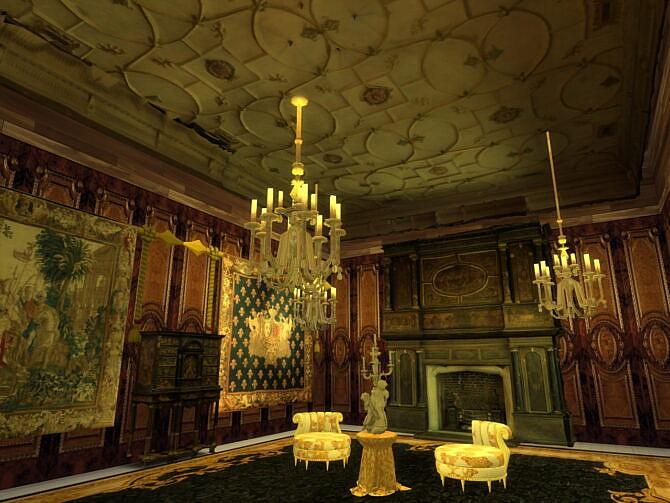 Sims 4 Rococo Cabinet & Ceiling at Anna Quinn Stories