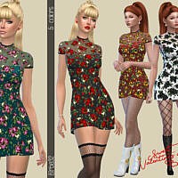 Romantic Little Sims 4 Dress
