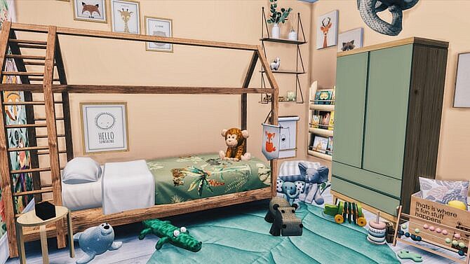 Sims 4 SAFARI kidsroom at MODELSIMS4