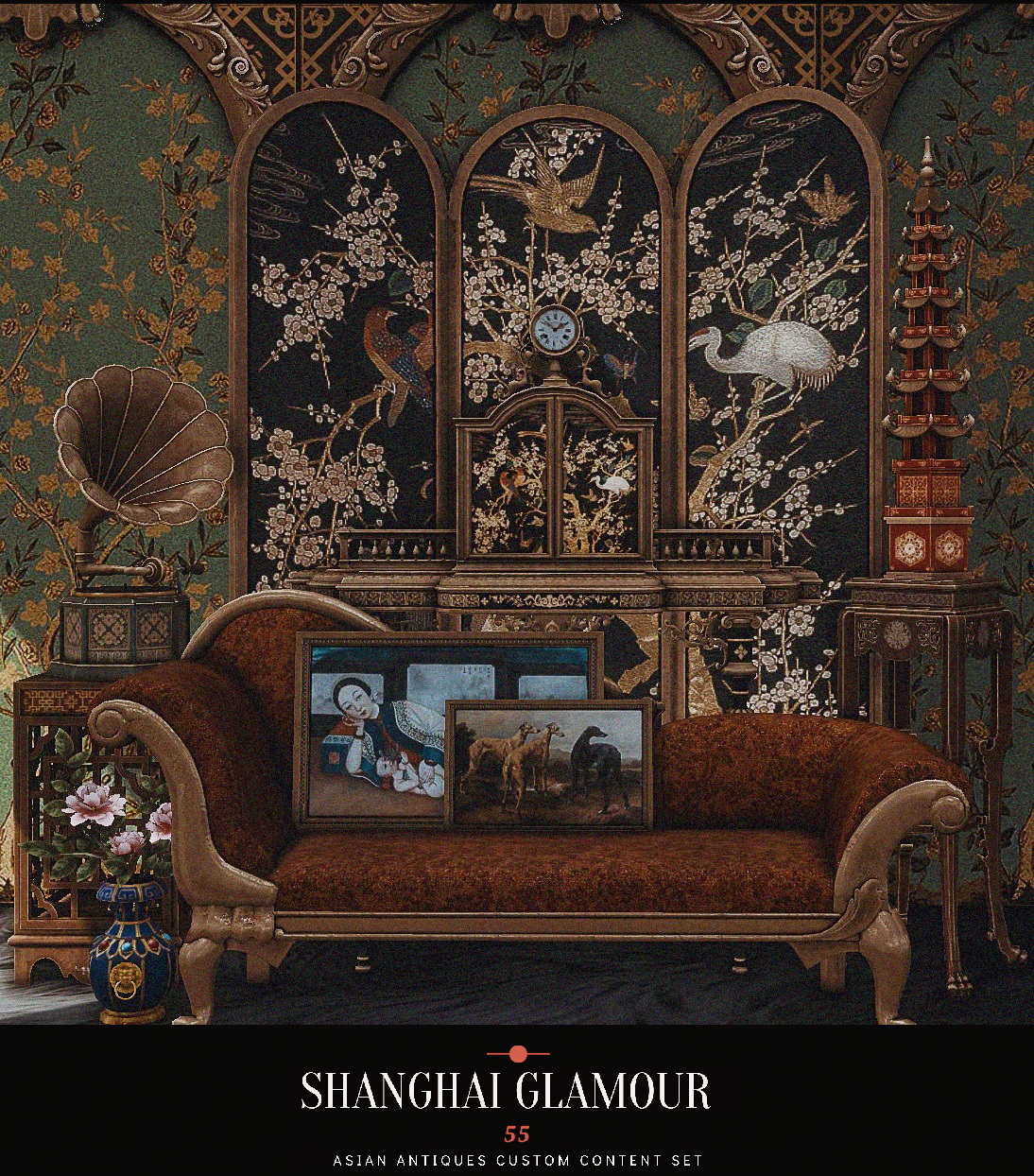 SHANGHAI GLAMOUR CC PACK at AggressiveKitty » Sims 4 Updates