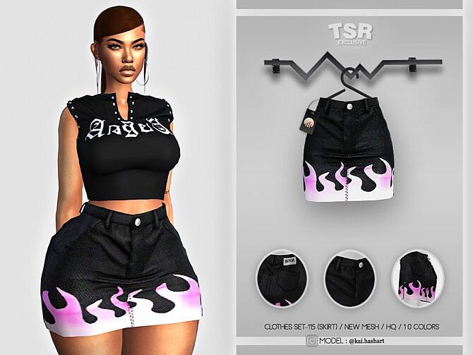 Sims 4 SKIRT BD430 by busra tr at TSR