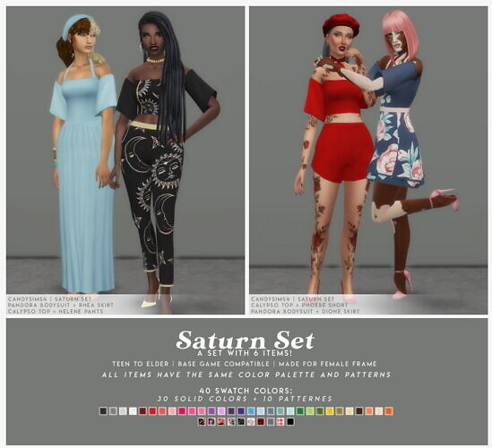 Saturn Clothing Set