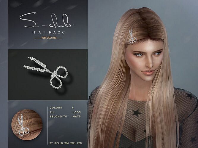 Scissor Hair Pin Sims 4