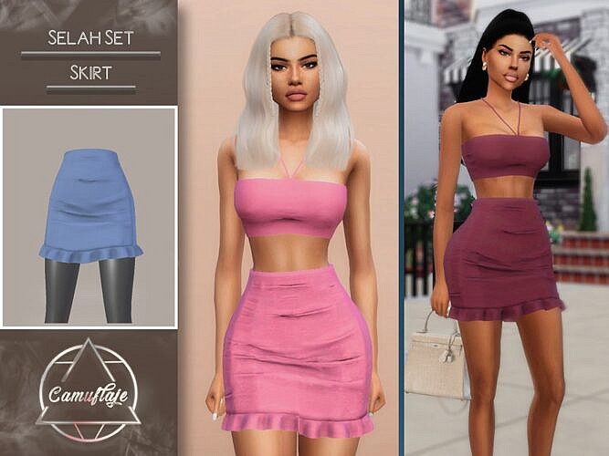 Selah Sims 4 Skirt