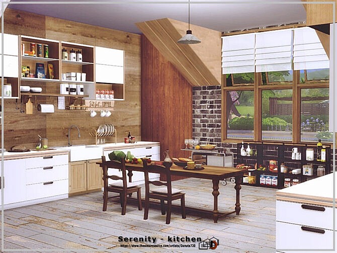 Sims 4 Serenity kitchen by Danuta720 at TSR