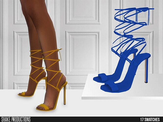 Shoes Sims 4 Strappy High Heel Sandals 626