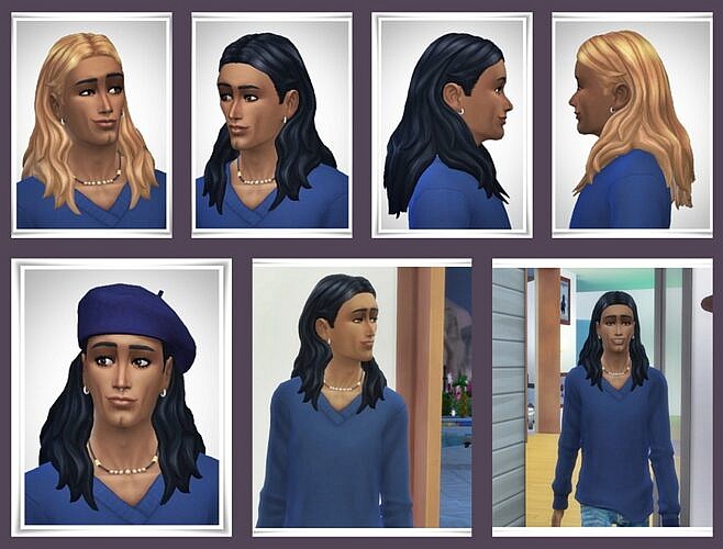 Sidney Sims 4 Hair For Males