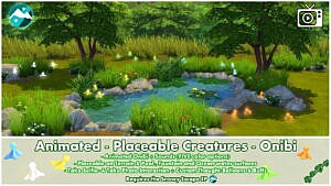 Sims 4 Animated Placeable Creatures Onibi