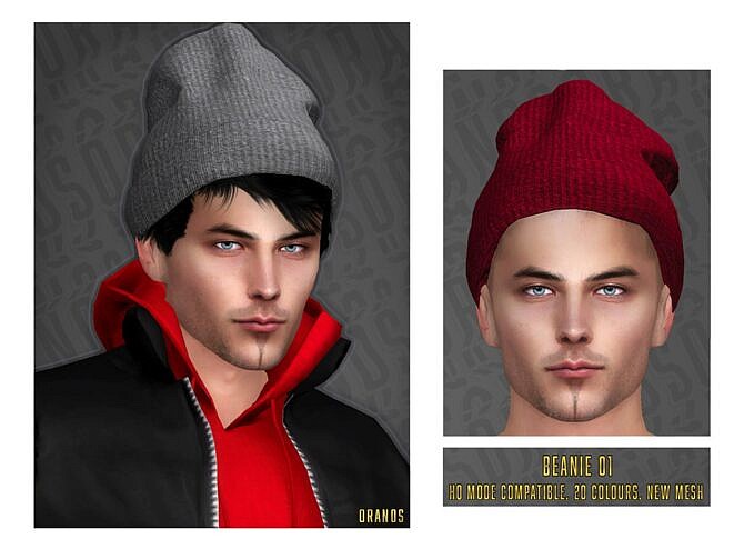 Sims 4 Beanie 01 by OranosTR at TSR