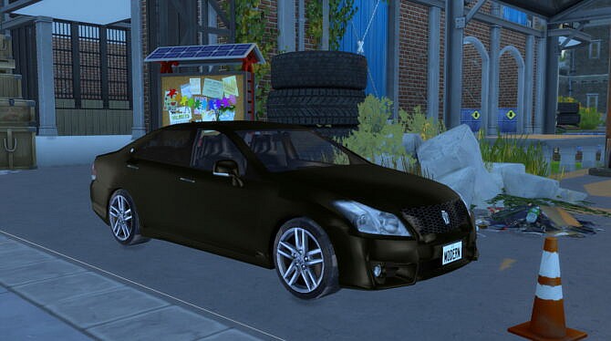Sims 4 2010 Toyota Crown at Modern Crafter CC