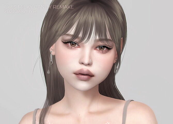 Sims 4 EYES MILKY CANDY REMAKE at Hayanbom