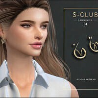 Sims 4 Earrings 202104 By S Club Wm