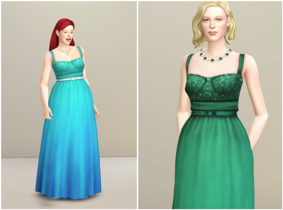 Evening Gown (Formal Dress) by Rusty » Sims 4 Updates