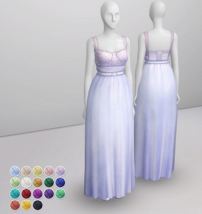 Sims 4 Evening Gown (Formal Dress) at Rusty Nail