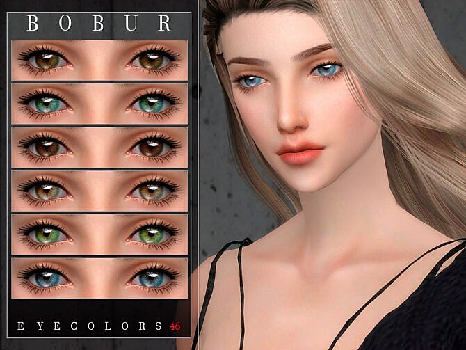 Sims 4 Eyecolors 46 by Bobur3 at TSR