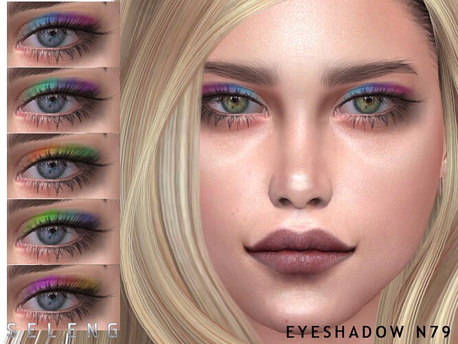 Sims 4 Eyeshadow N79 By Seleng