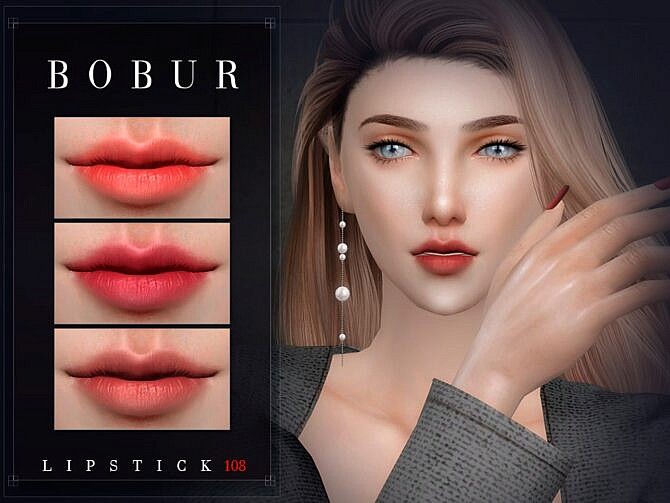 Sims 4 Lipstick 108 by Bobur3 at TSR