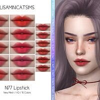Sims 4 Lipstick N77 Hq