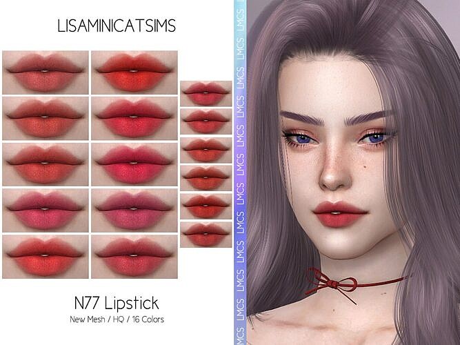 Sims 4 Lipstick N77 Hq