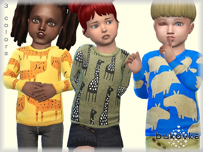 Sims 4 Shirt Animals by bukovka at TSR