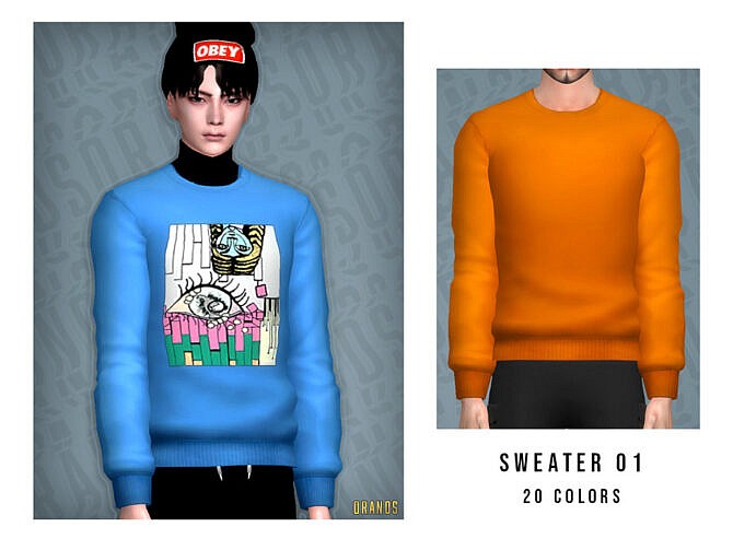 Sims 4 Sweater 01 by OranosTR at TSR