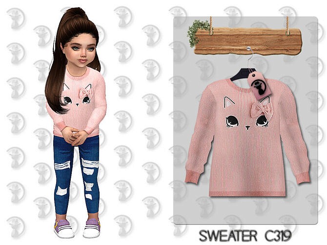 Sims 4 Sweater for toddlers C319 by turksimmer at TSR
