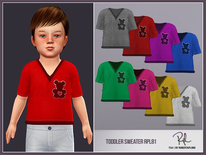 Sims 4 Toddler T Shirt RPL81 by RobertaPLobo at TSR