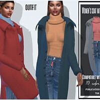 Sims 4 Coat With Sweater And Jeans