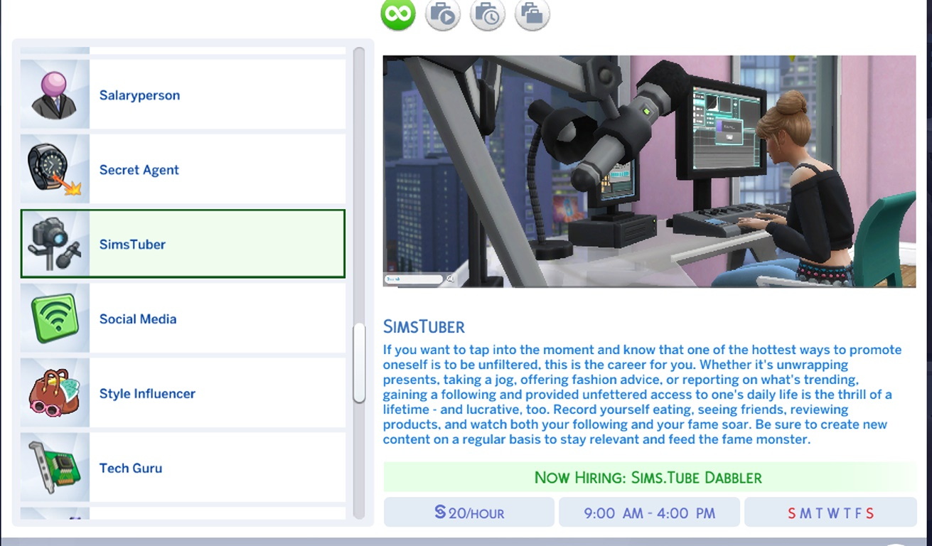 SimsTuber Career by adeepindigo at Mod The Sims 4 » Sims 4 Updates