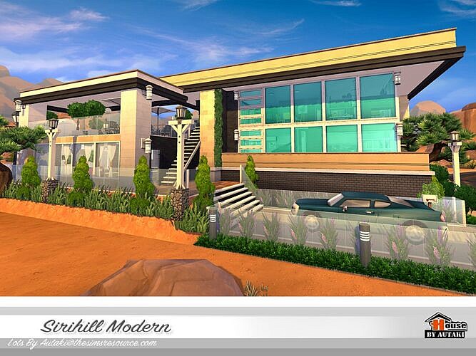 Sirihill Modern Sims 4 House
