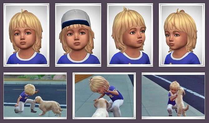 Sims 4 SkyLer Toddler Hair at Birksches Sims Blog
