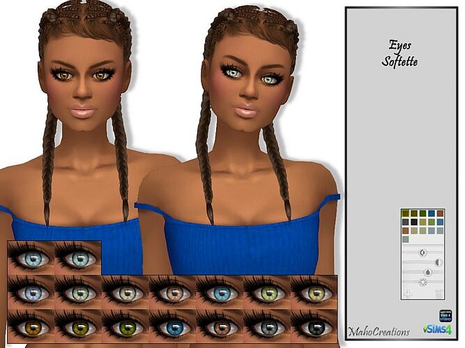 Softette Sims 4 Eyes