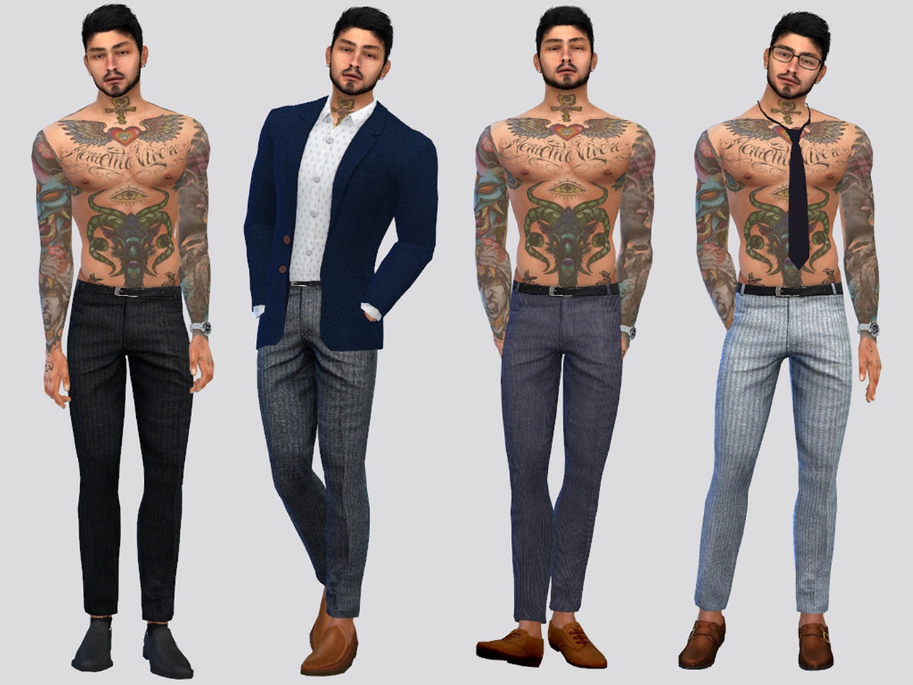 Симс 4 моды мужские штаны