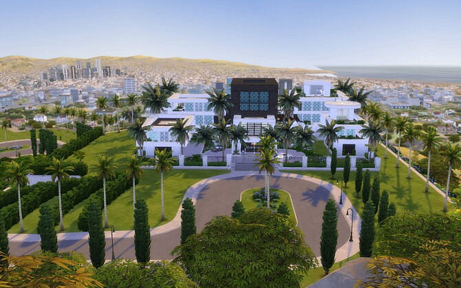 Sims 4 Superstar Mega Mansion by alexiasi at Mod The Sims 4
