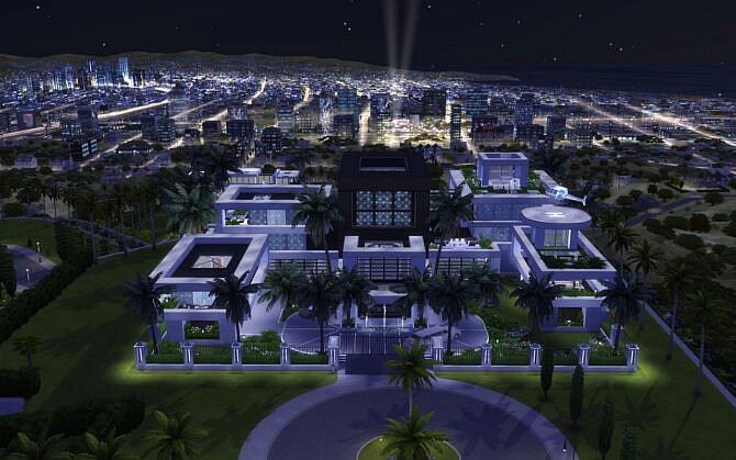 Superstar Mega Mansion Sims 4