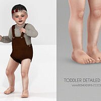 Toddler Detailed Sims 4 Feet