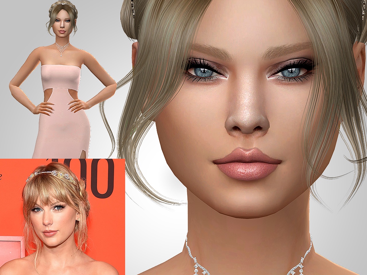 of taylor swift as a sims 4 sims