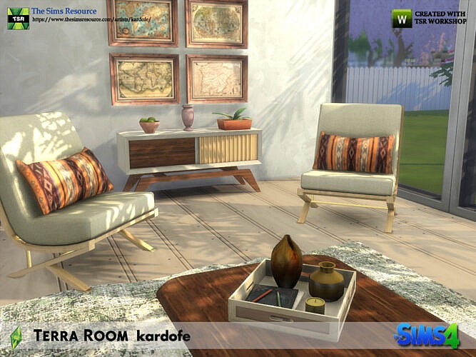 Terra Sims 4 Living Room
