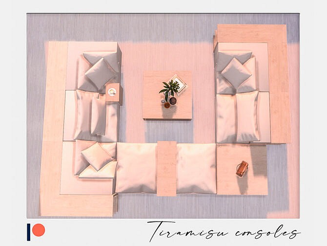 Sims 4 Tiramisu consoles by Winner9 at TSR