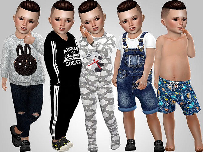 Sims 4 Tobi Martinez Toddler Boy at MSQ Sims