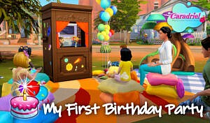 Toddler First Birthday Party Sims 4