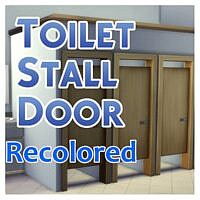 Toilet Stall Door Sims 4 Recolors
