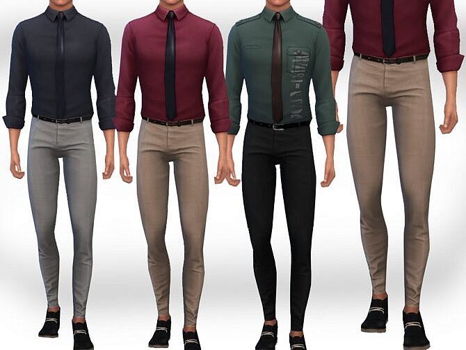 Sims 4 Trousers for males by Saliwa at TSR