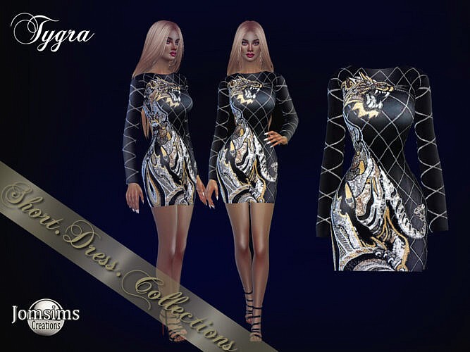 Tygra Sims 4 Short Dress