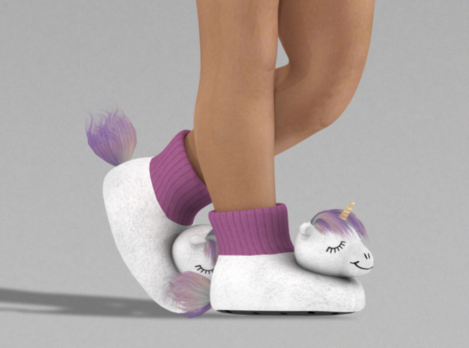 Sims 4 UNICORN BABY SHOES at REDHEADSIMS
