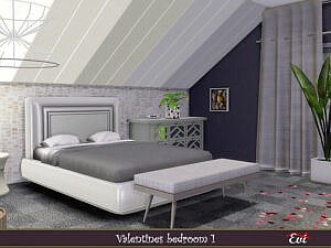 Valentine Sims 4 Bedroom 1