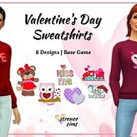 Valentine Sims 4 Sweatshirts